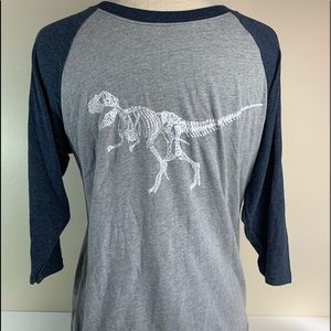 POP ART Next Level Apparel Dinosaur Shirt Size XL